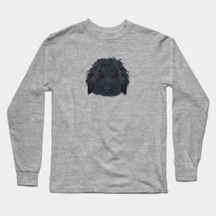 Black Labradoodle Long Sleeve T-Shirt